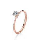 Pierścionek różowe złoto z diamentami AJPZ_065